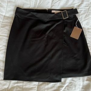 Forever21 Black skirt with Belt buckle flap